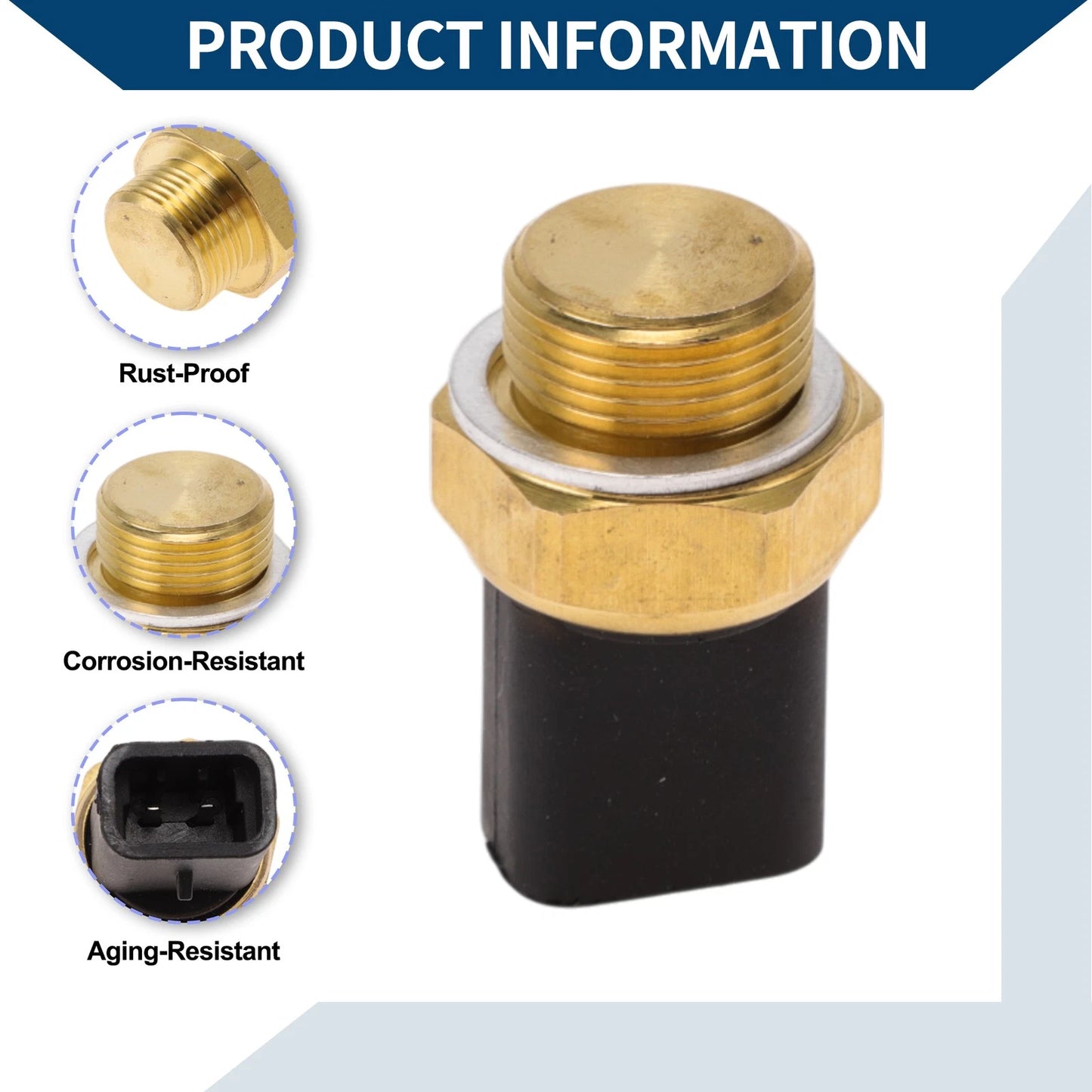 Engine Coolant Temperature Sensor No.126432 for Volkswagen Sagitar (2010)
