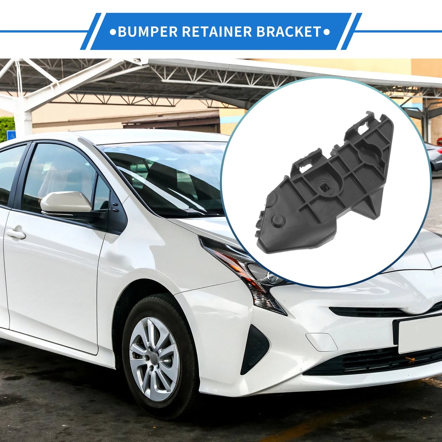 Right Rear Bumper Retainer Bracket No.5215702020 for Toyota Corolla (2009–2013)