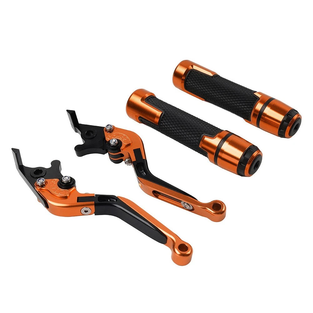 Set of 2 Orange Brake Clutch Levers for BMW F650GS (2002–2007)
