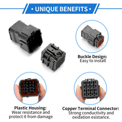 16 Pin Wiring Harness Connector Plug for Hyundai (2010–2020)