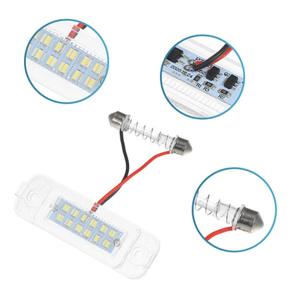 2pcs License Plate Light for Mercedes-Benz ML 320 (1998–2003) A1638200066