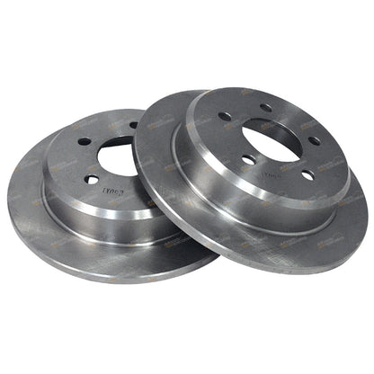2 Rear Disc Brake Rotors for Ford Explorer (1996–2001)