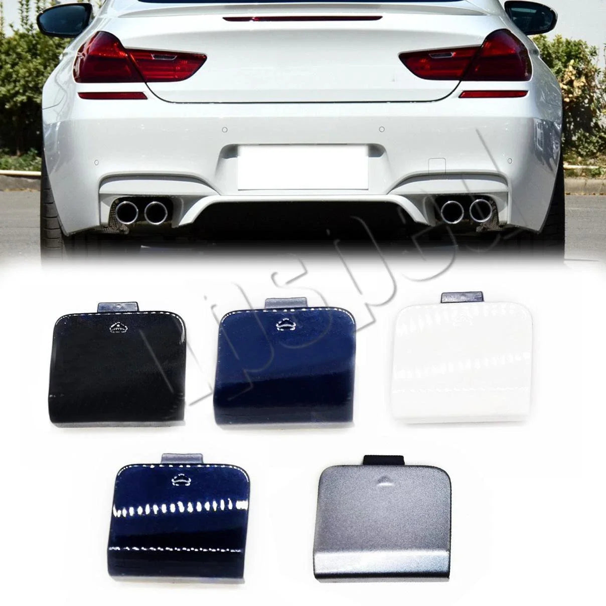 Rear Bumper Tow Hook Cover Eye Cap for BMW 6 Series (2012–2018)