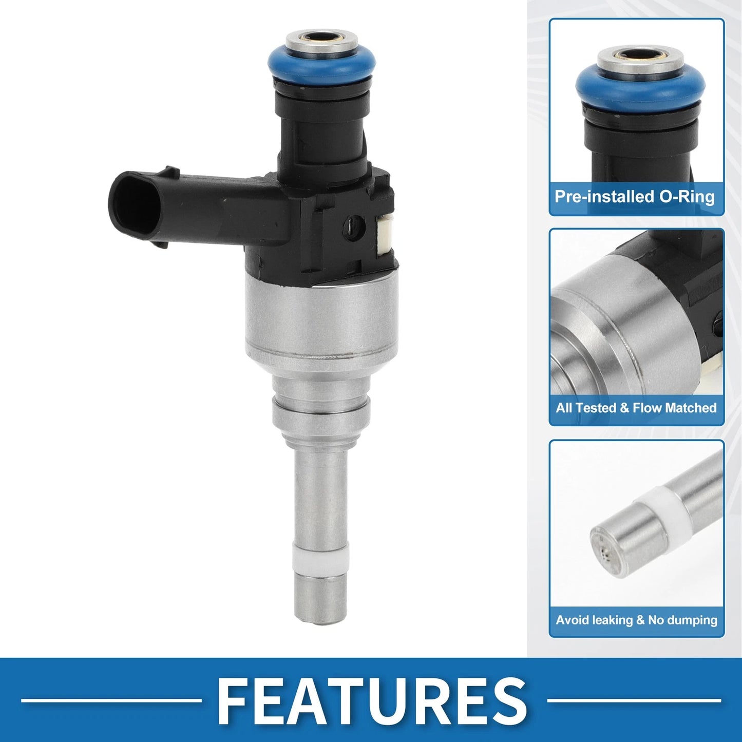 Fuel Injector 35310-2G720 for Hyundai Santa Fe Sport (2013–2016) 2.0T Black