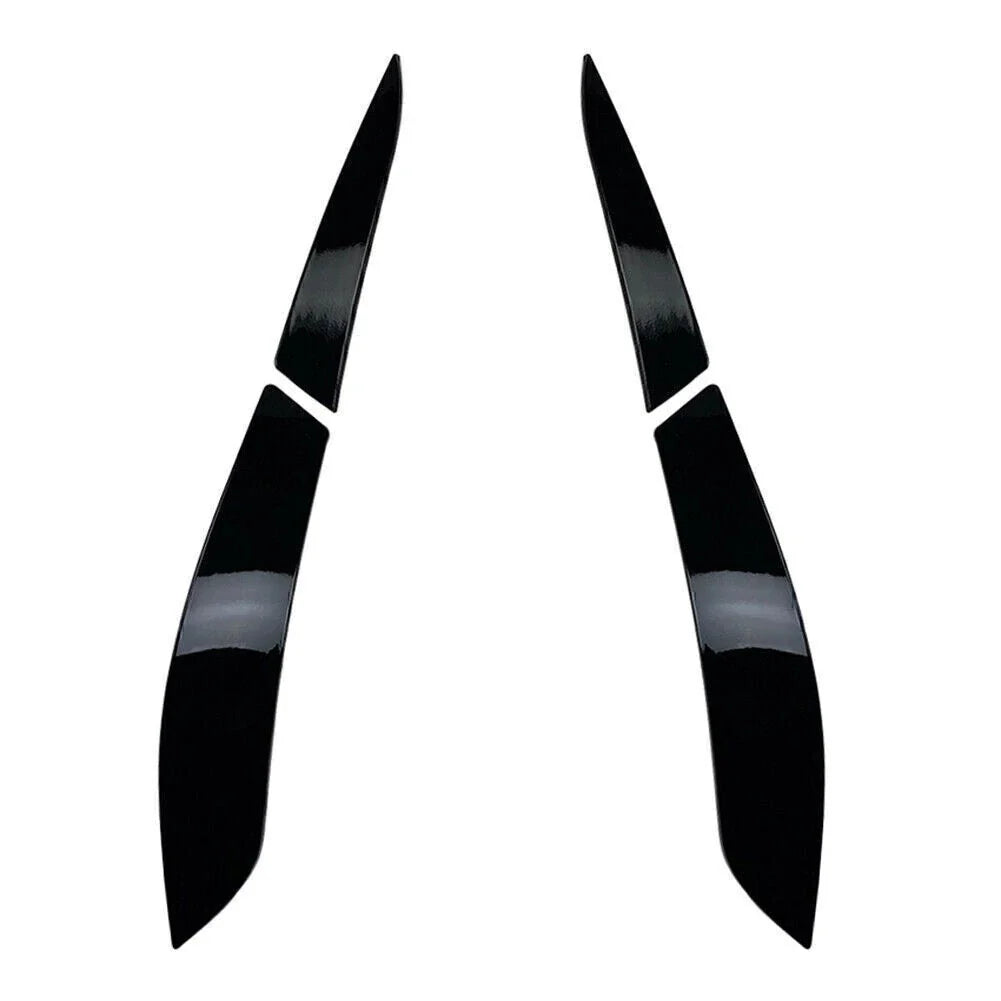 Rear Tail Light Eyebrow Cover Trim for VW Golf 6 MK6 2008-2013 Glossy Black