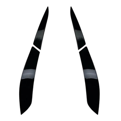 Rear Tail Light Eyebrow Cover Trim for VW Golf 6 MK6 2008-2013 Glossy Black