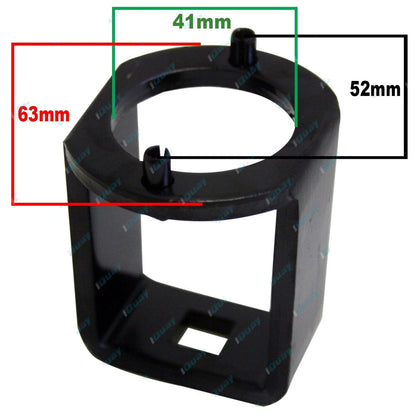 Axle 4x4 Hub Lock Nut 2 Pin Socket for Nissan Navara D22 1/2" Spanner Tool