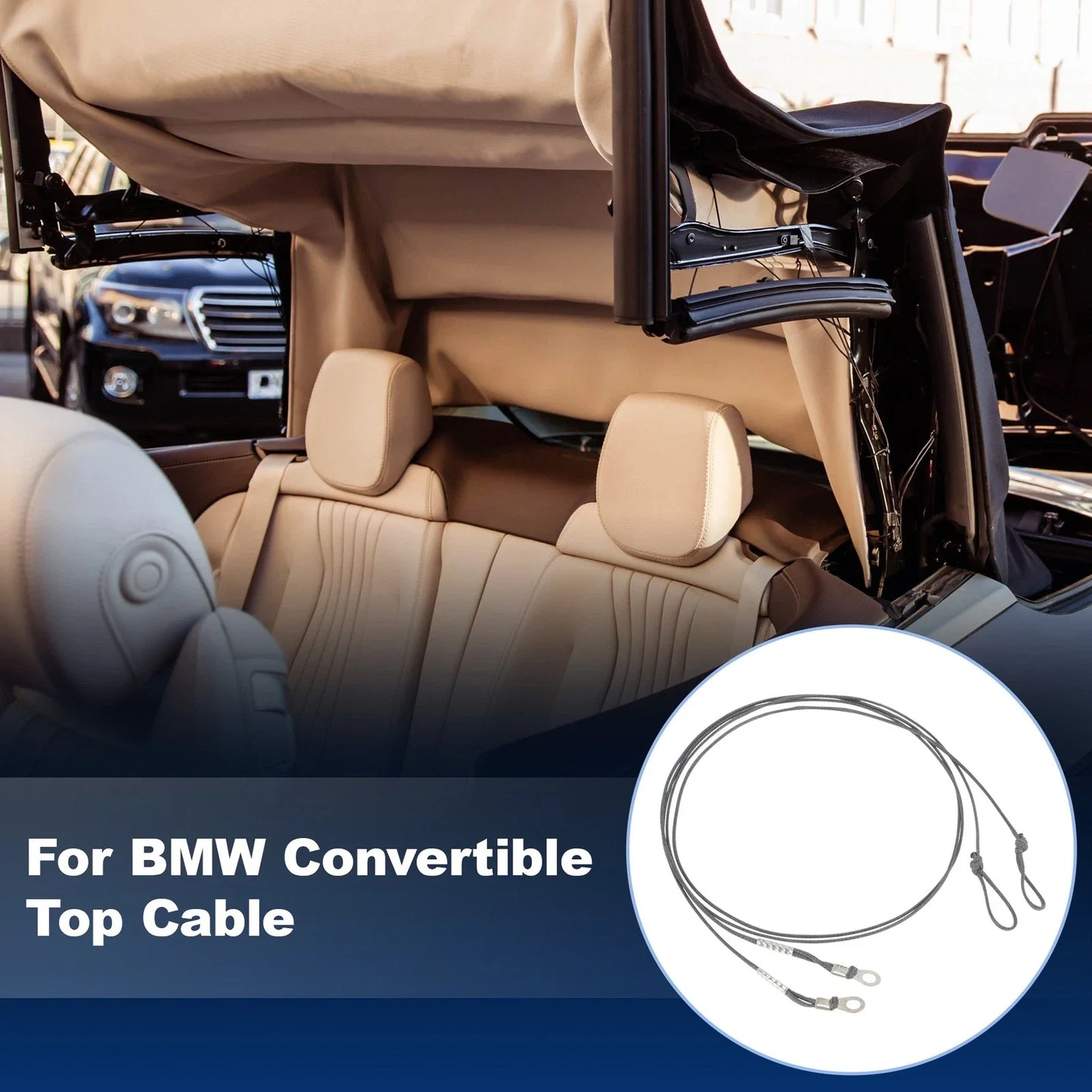 Convertible Top Headliner Tension Rope for BMW E93 F33 F83 M4 M3
