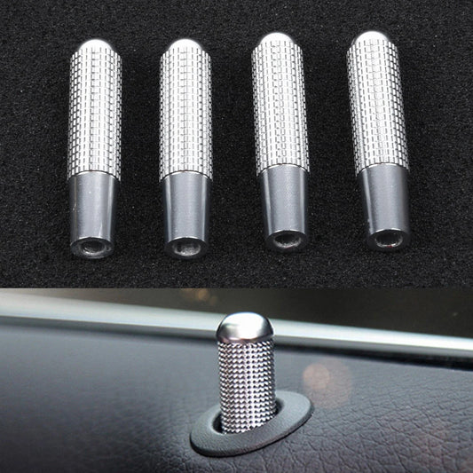4pcs Car Door Lock Pin Knob Trim Ring for W205/GLC/GLS/GLE