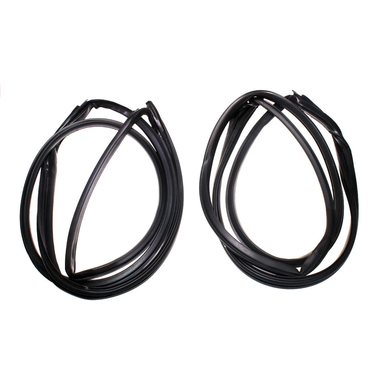 Set of 2 Rear Door Weatherstrip Rubber Seals for Honda Accord (1990–1993)