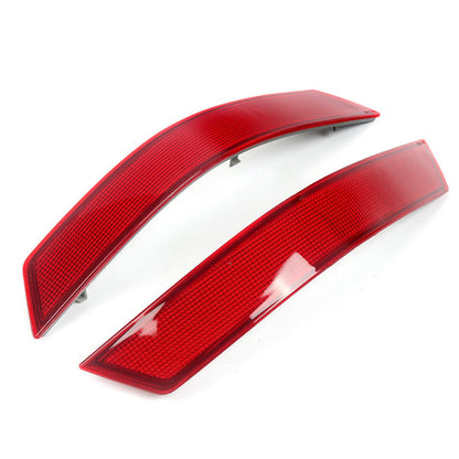 Set of 2 Rear Bumper Reflector Light Lens for Mercedes-Benz W164 ML320 ML350 ML550