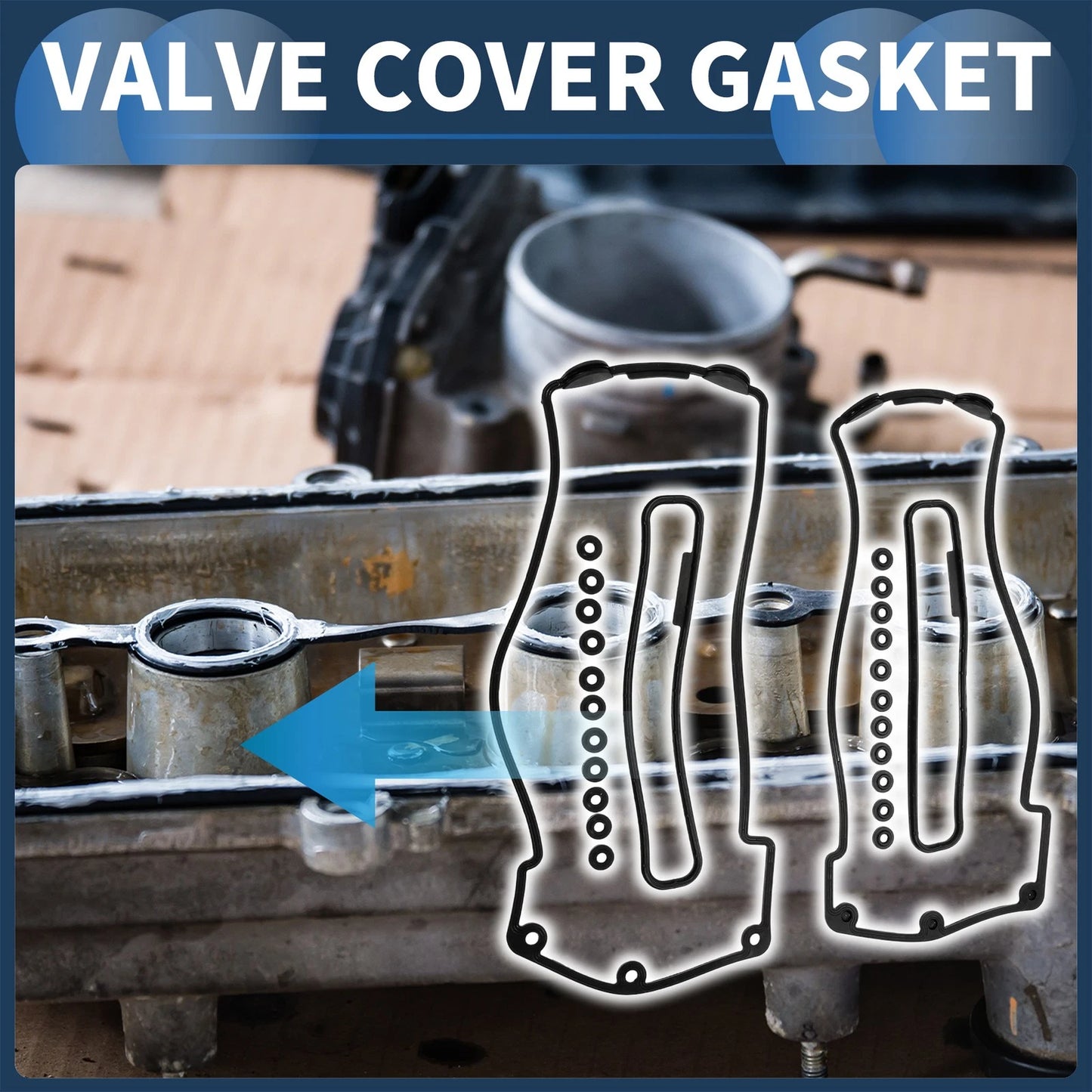 Valve Cover Gasket Set for BMW X5 (2000–2003) 11120034104