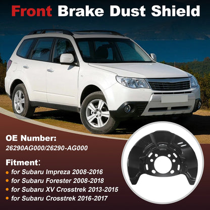 Front Brake Dust Shield for Subaru Impreza Forester (2008–2016) No.26290AG000