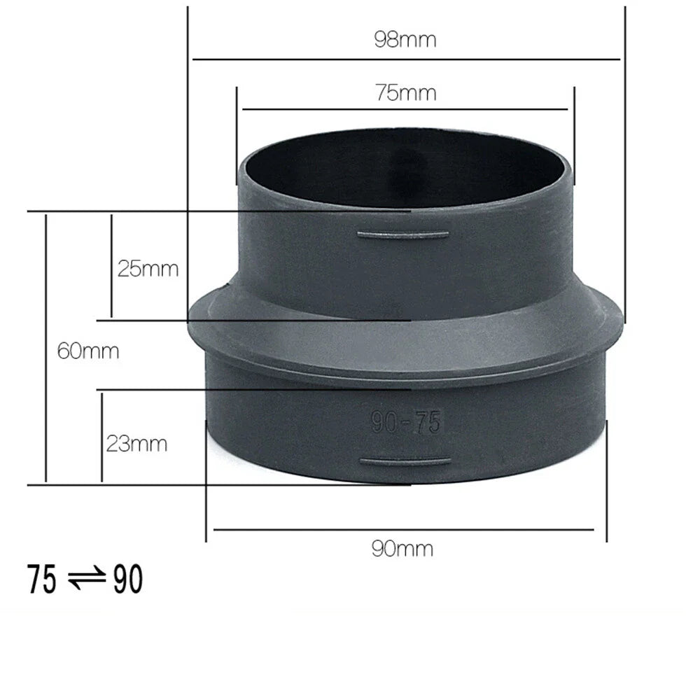 75mm - 90mm Parking Heater Air Pipe Reducer Adapter for Car