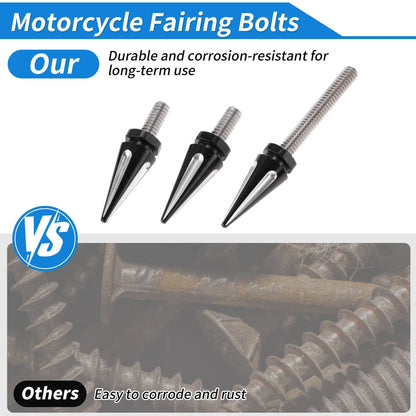 Windshield Bolts for Harley Davidson Touring Street Glide (2014–2024) Black