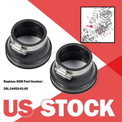 2X Air Cleaner Joint Intake Boot for Yamaha Banshee YFZ 350 (1987–2006)