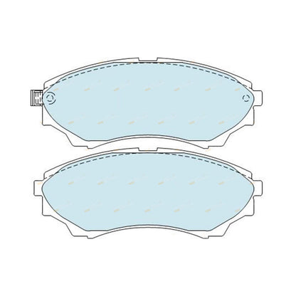 Set of 4 Heavy Duty Front Disc Brake Pads for Mazda B4000 (2005–2006)
