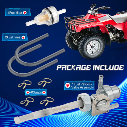 Fuel Petcock for Honda FourTrax TRX300 TRX250 TRX250X TRX200SX (1985–2000)