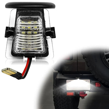 Clear LED License Plate Light for Jeep Wrangler JK (2007-2017)
