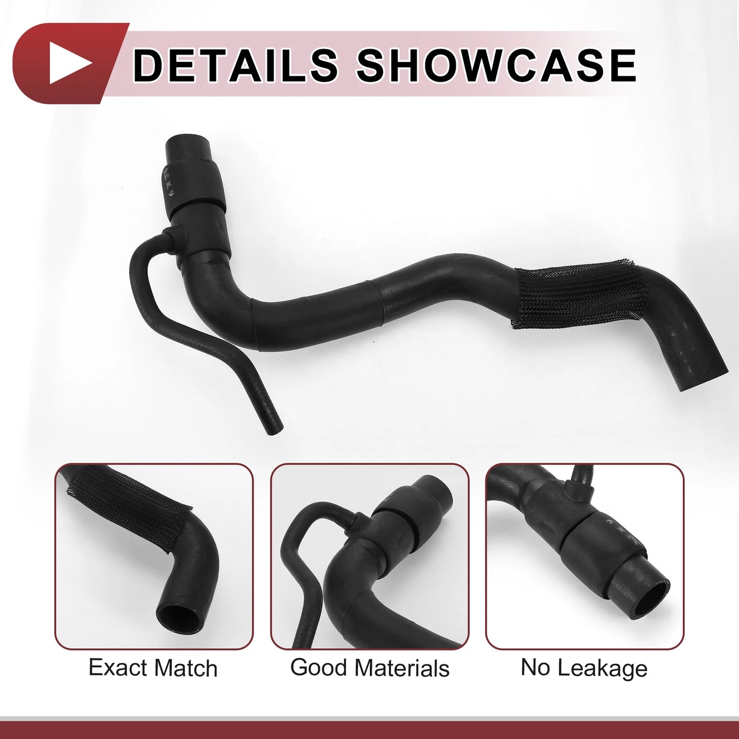 Radiator Coolant Hose for Toyota RAV4 2.5L (2006–2012) No. 16571-28250 Rubber