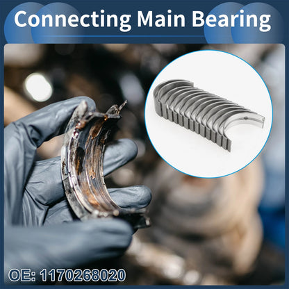 Main Bearing Set No. 1170268020 for Toyota Dyna (1977–1984) 14 Pcs