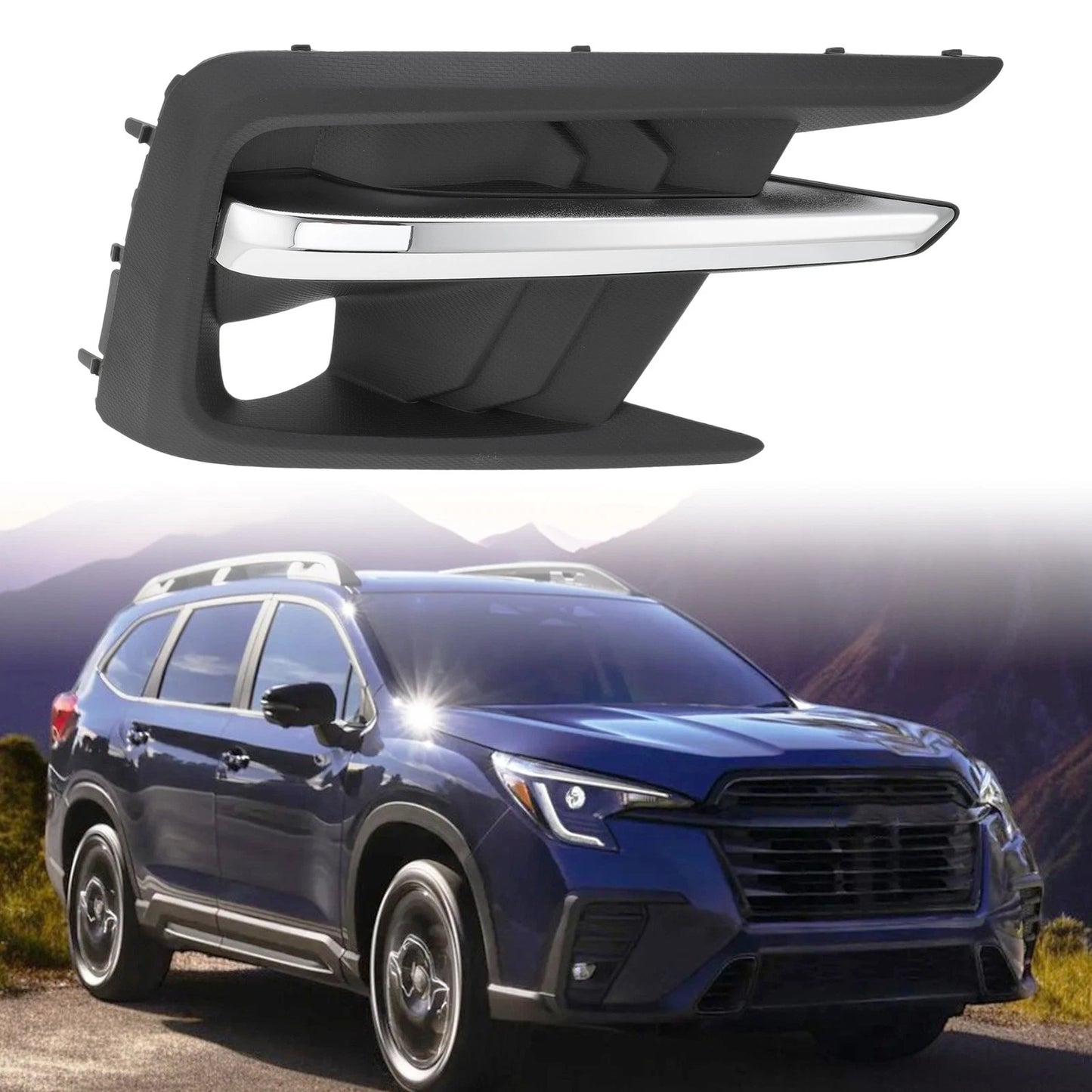 Right Side Front Bumper Fog Light Lamp Cover 57731XC02A for Subaru Ascent (2019–2021)