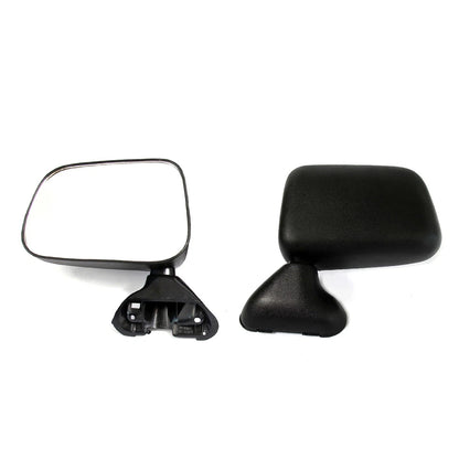 Pair of Black Door Mirrors for Toyota Hilux (1988–1998)