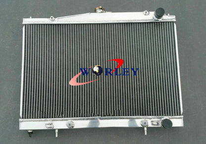 Aluminum Radiator & Fans for Nissan Skyline R33 R34 GT GTT GTR (1993-2003)