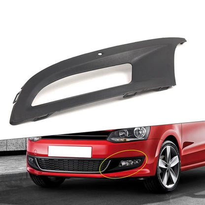 Left Front Bumper Fog Light Grille Cover for VW Polo (2010-2013)