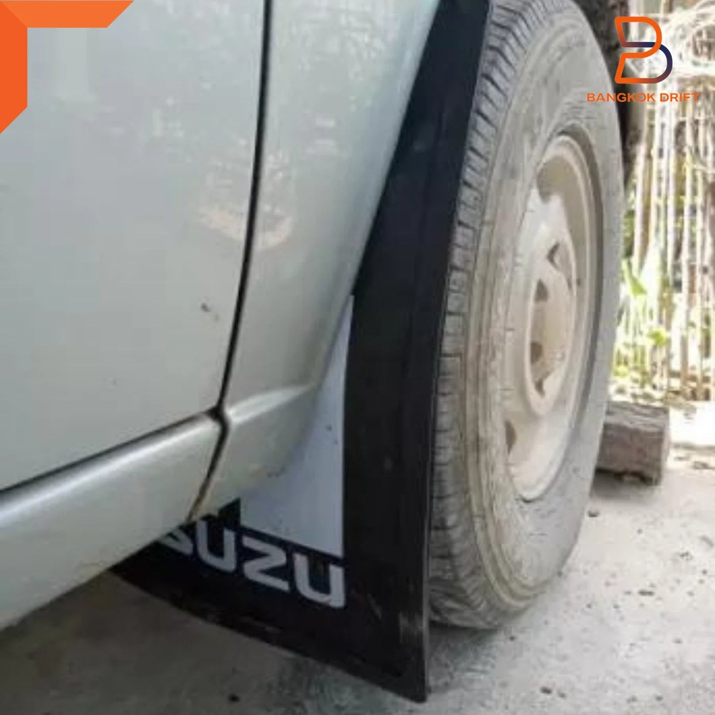 Mud Flap Splash Guard for Isuzu D-Max TF Ute 4WD 4X4 Off-Road Black Rubber