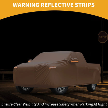 Waterproof Car Cover for Dodge Ram (210D-PU, Orange, All Weather)