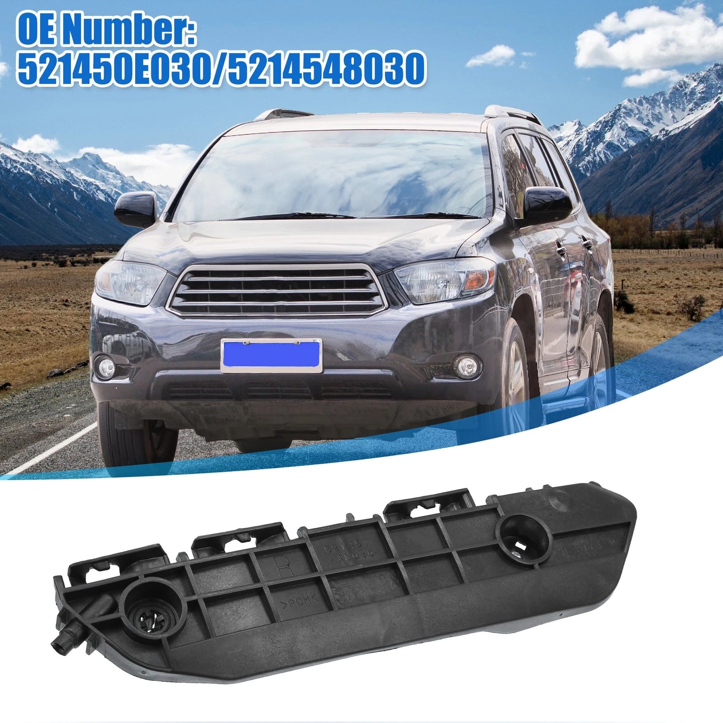 Front Right Bumper Cover Bracket for Toyota (No. 521450E030, 5214548030)