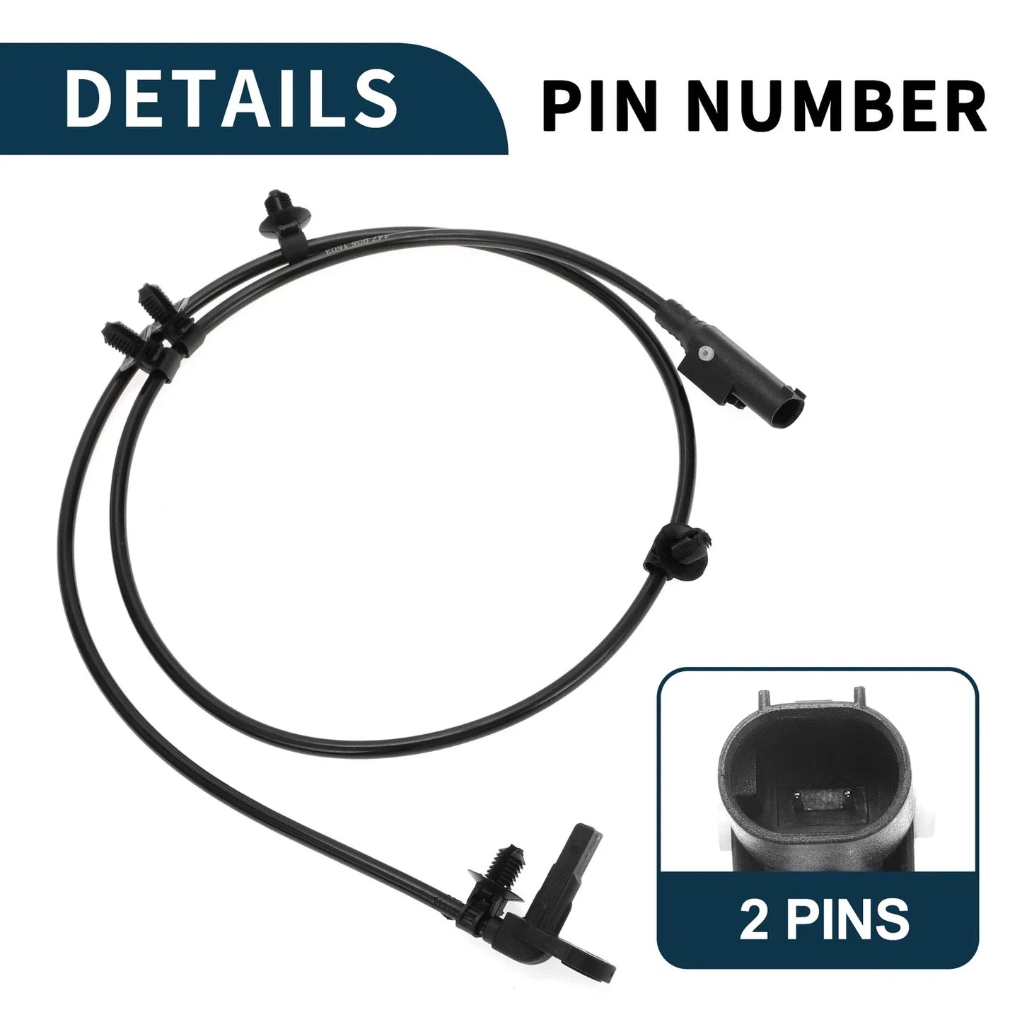Rear Left ABS Wheel Speed Sensor for Mercedes-Benz Metris (2016-2023)
