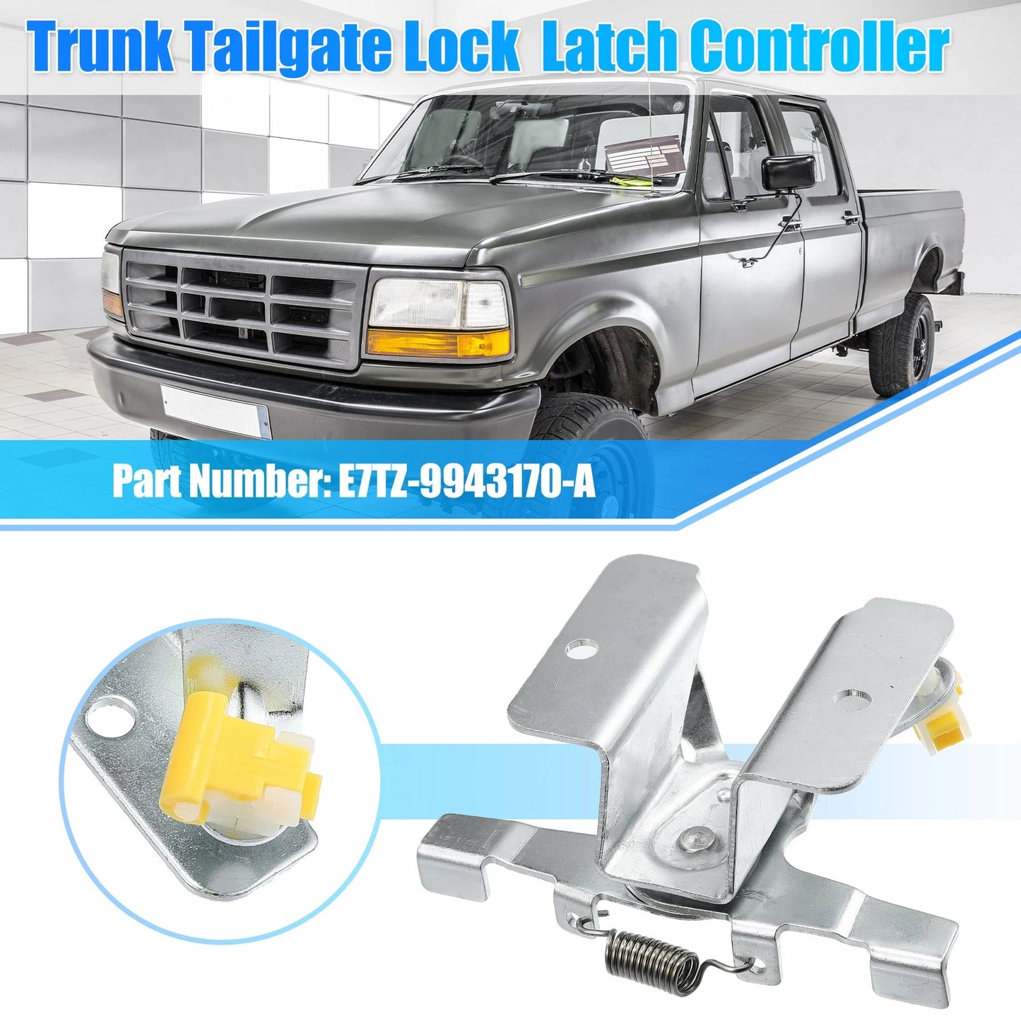 Tailgate Control Latch Lock Controller for Ford Pickup Super Duty (1987–1997)