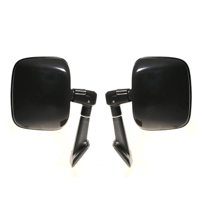 Set of 2 Black Side Door Mirrors for Toyota Land Cruiser BJ60 FJ60 HJ60 HJ61 (1980–1990)