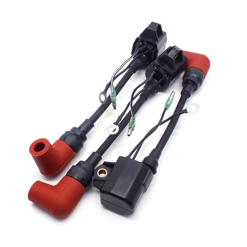 3Pcs Ignition Coil for Yamaha Outboard 60HP-90HP (2-Stroke)