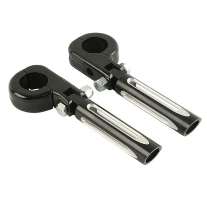 1 1/4 32mm Highway Bar Engine Guard Footpeg Mount for Harley Touring Black