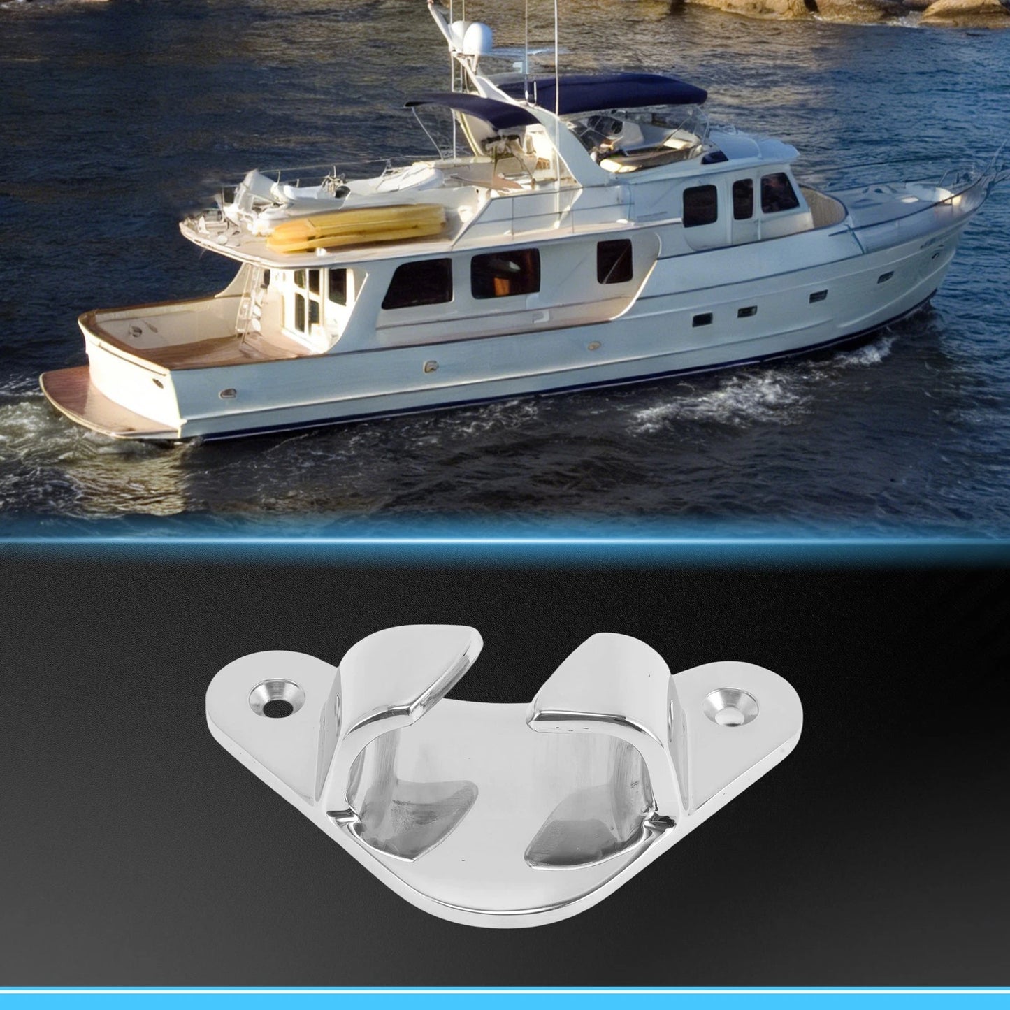 Boat Bow Chock for Marine 316 Stainless Steel (103 mm)