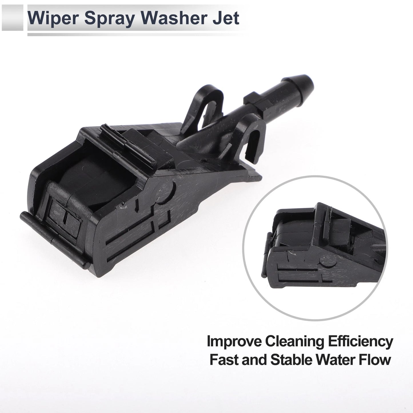 Windshield Washer Nozzle Set of 1 for VW (No. 6E0955985A)
