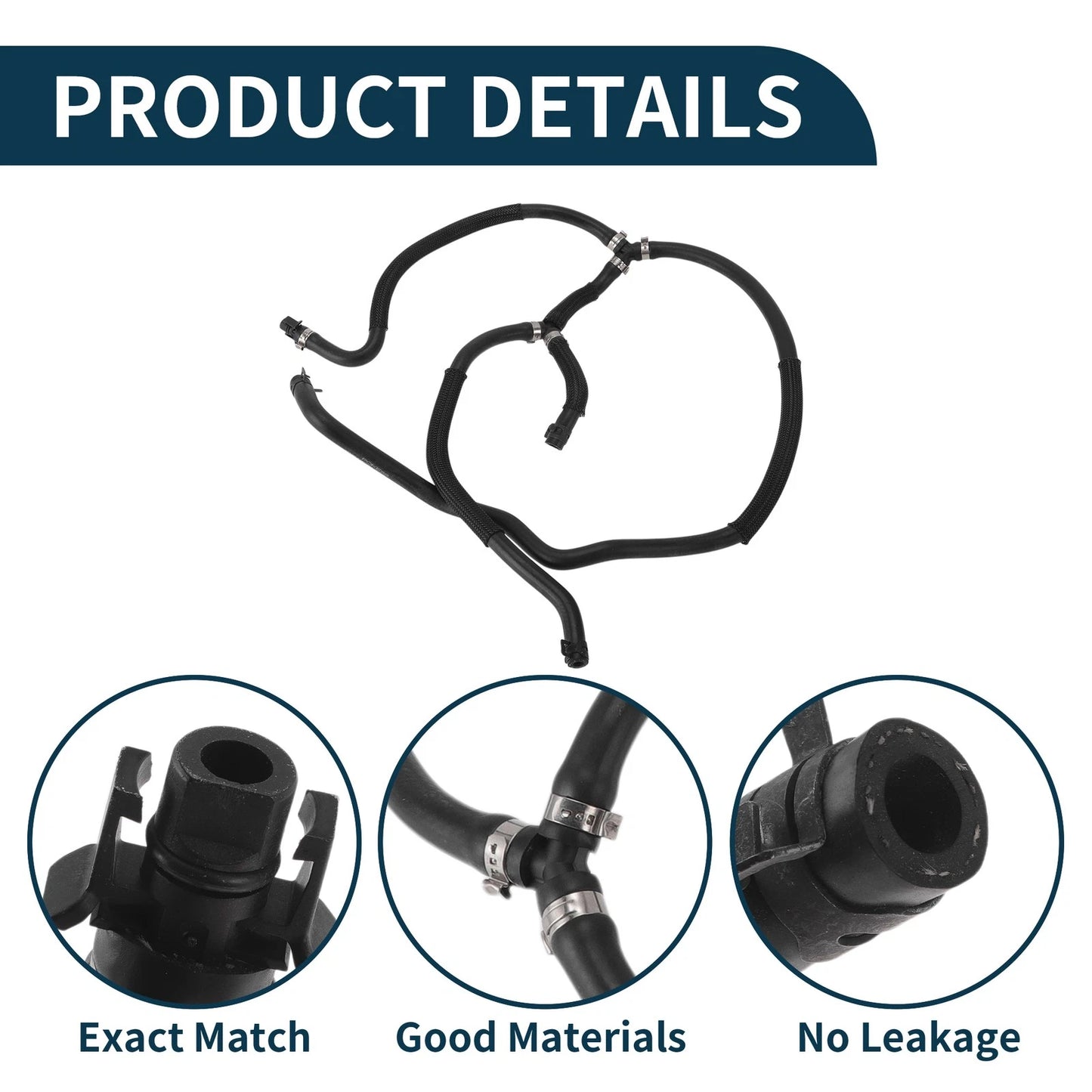 Radiator Hose No.GV618C012T for Ford Escape 2017 (2.0T) Rubber Coolant Pipe
