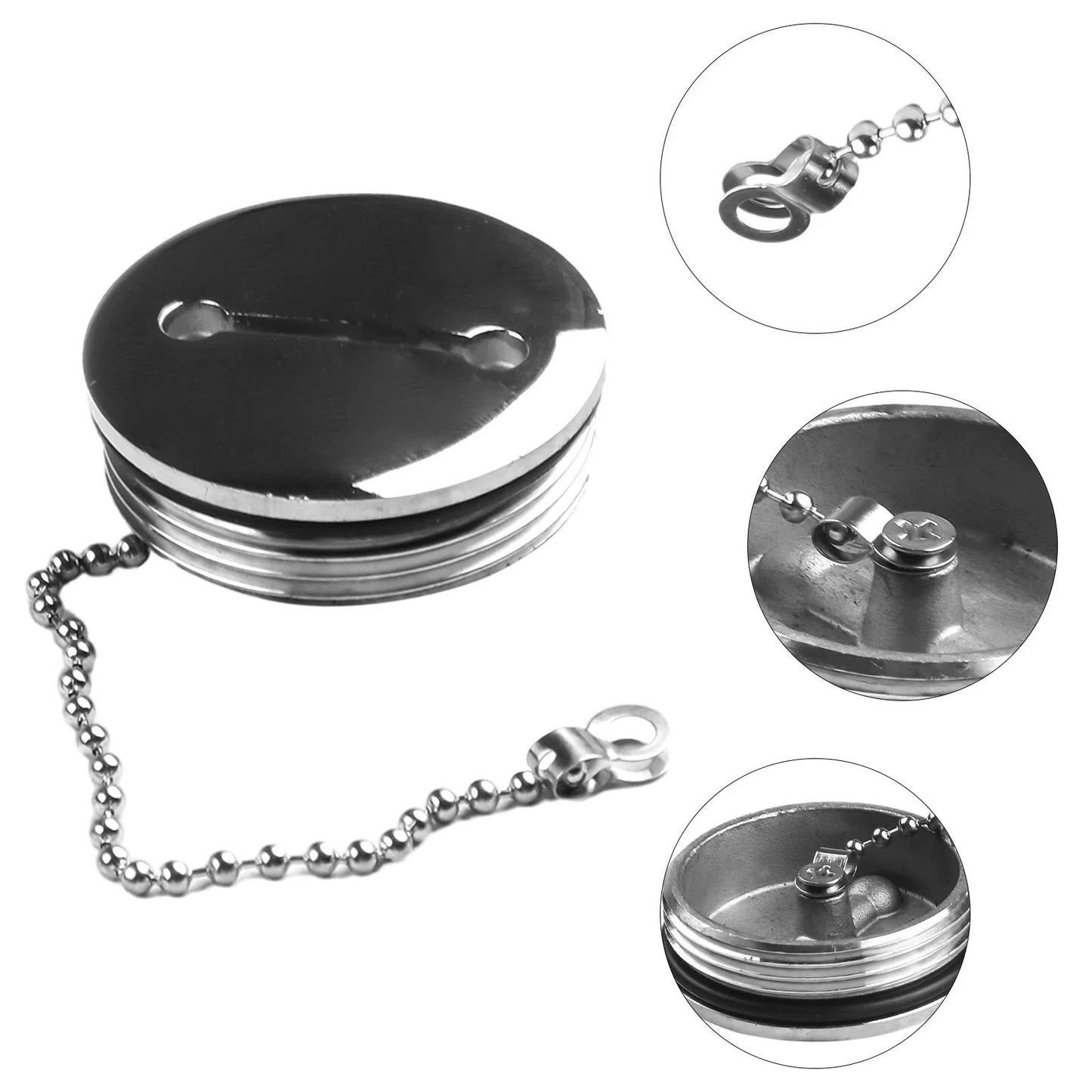 Deck Fill Cap Cabin Hardware 316 Stainless Steel Boat Parts
