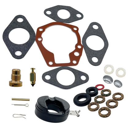 Carburetor Kit with Float for Johnson Evinrude 5hp-15hp (Various Years)