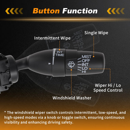 Windshield Wiper Control Switch for Honda Civic (2006–2007) No. 35256SNAA12