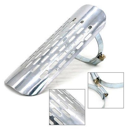 Universal Motorcycle Exhaust Muffler Pipe Heat Shield Cover - 1 Pcs