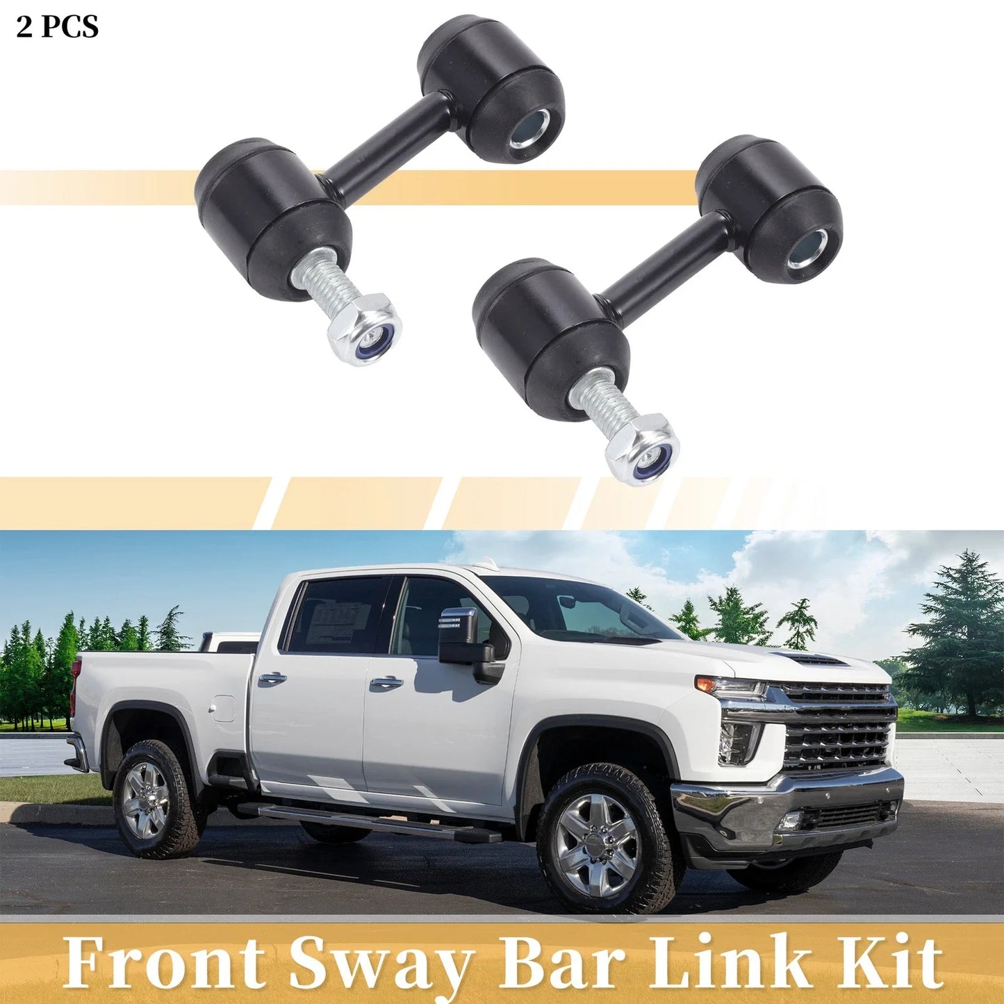 2 x Rear Stabiliser Sway Bar Links for Buick LaCrosse, Saab 9-5 (2005-2016)