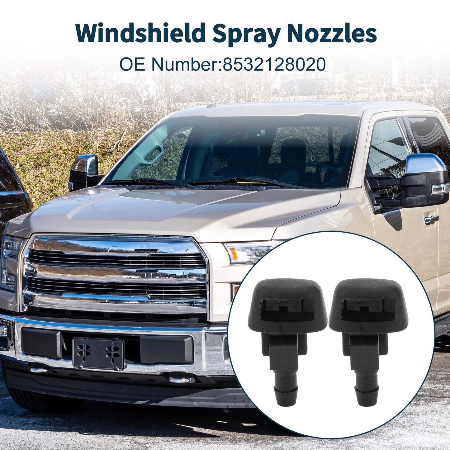 Windshield Washer Nozzle Set for Toyota (No. 85321-28020)