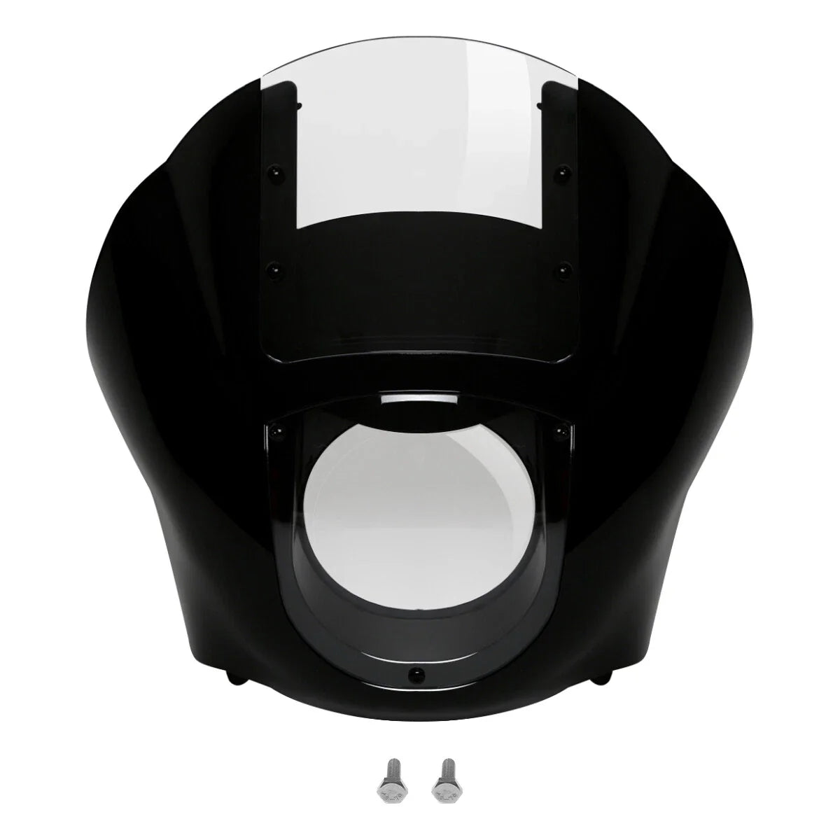Black & Clear Quarter Fairing Windshield Kit for Harley Sportster Dyna