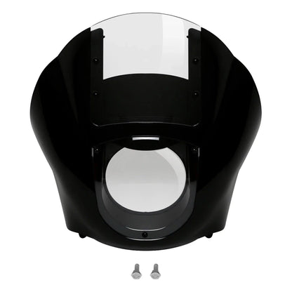 Black & Clear Quarter Fairing Windshield Kit for Harley Sportster Dyna