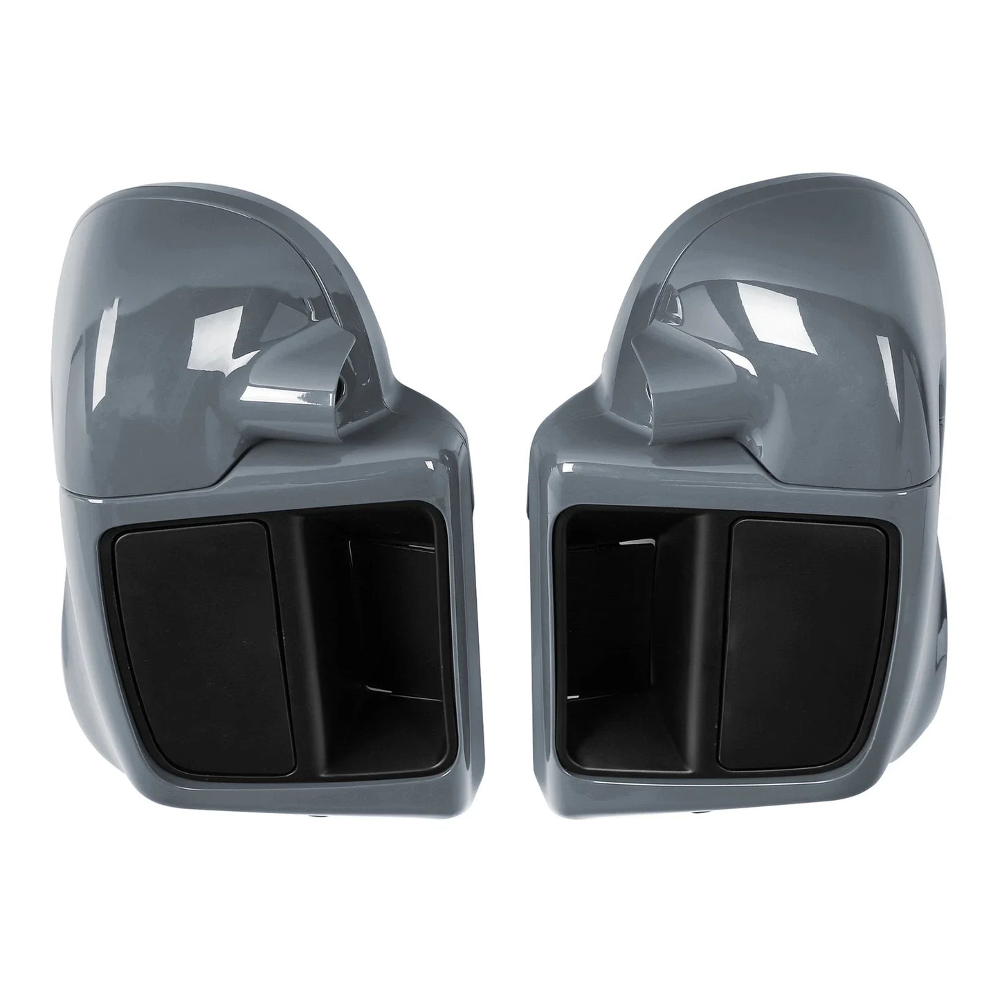 Vented Fairings & Crash Bar for Harley Touring 2014-2024 Gunship Gray