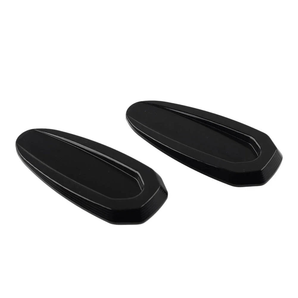 Rearview Mirror Block Off Base Plates Cover Black for BMW S1000RR (2020-2023)